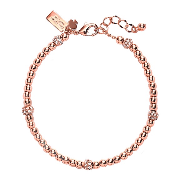 kate spade | Jewelry | Kate Spade Rose Gold How Charming Bead Bracelet ...